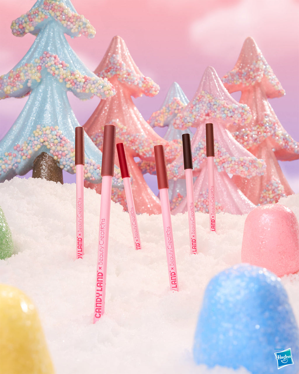 Candy Land x Beauty Creations Sweet Tooth Wooden Lip Liner Set (6PC)