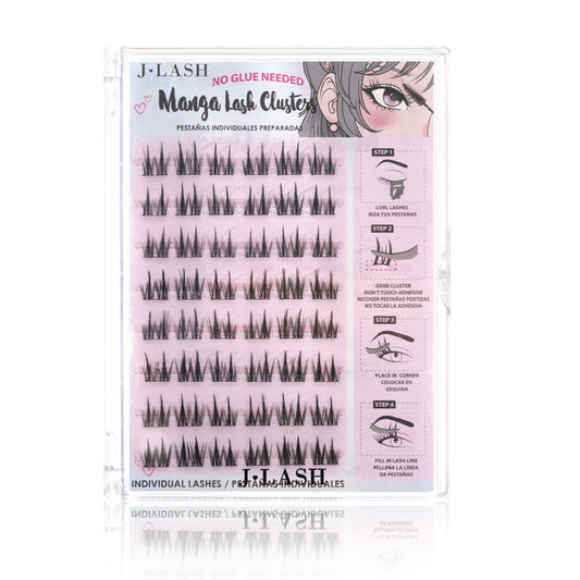 Manga Lash Clusters (no glued needed!) -MS05