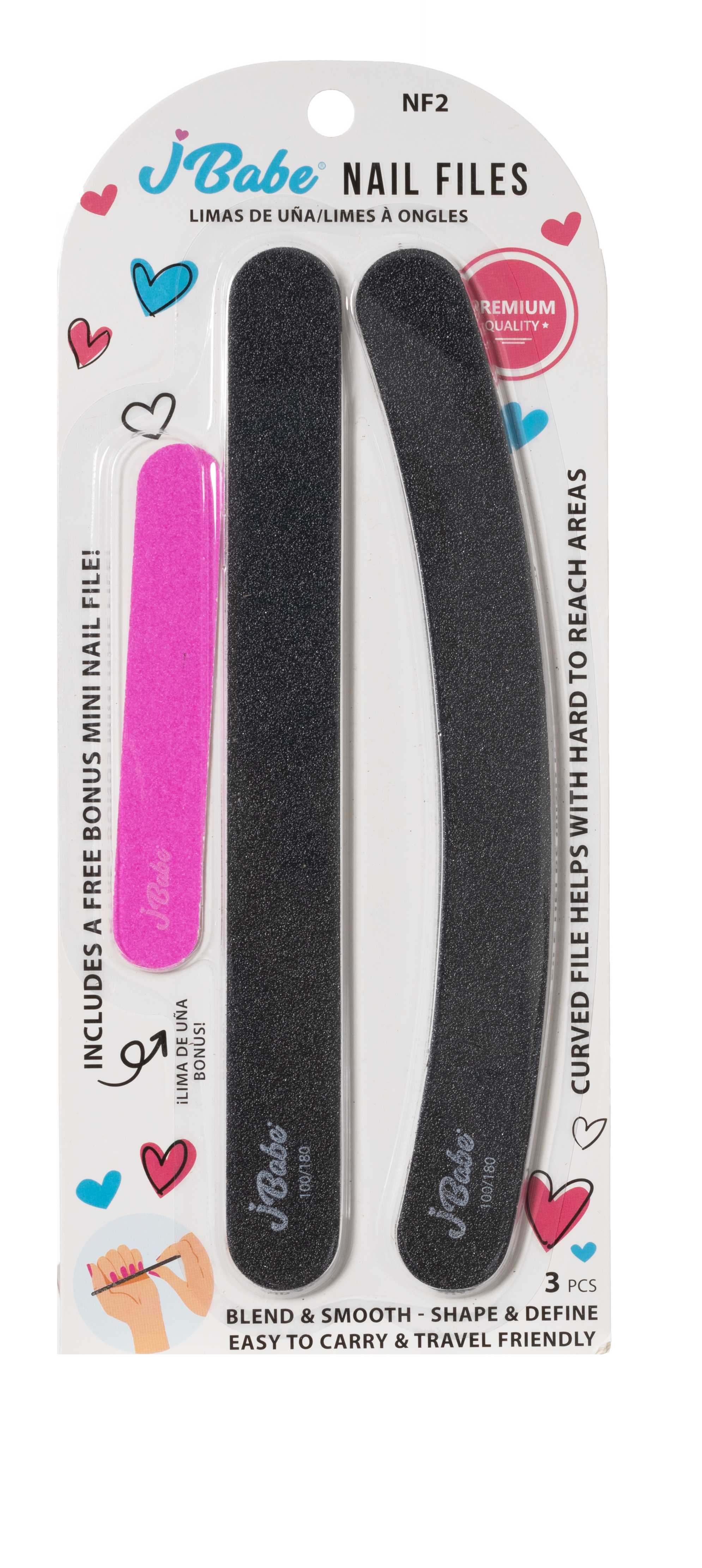 Nail Files - Black