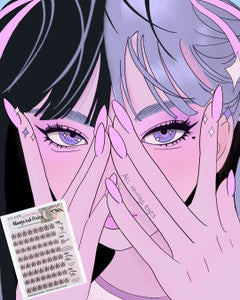 Manga Lash Clusters (No Glue Needed) - XL-05