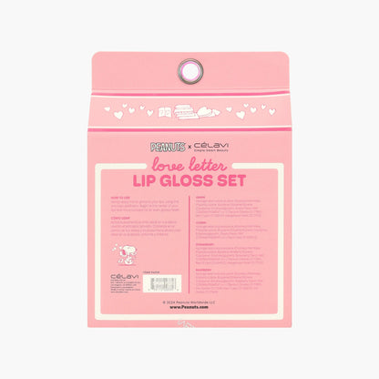 PEANUTS (V-DAY) 4PC LIP GLOSS SET