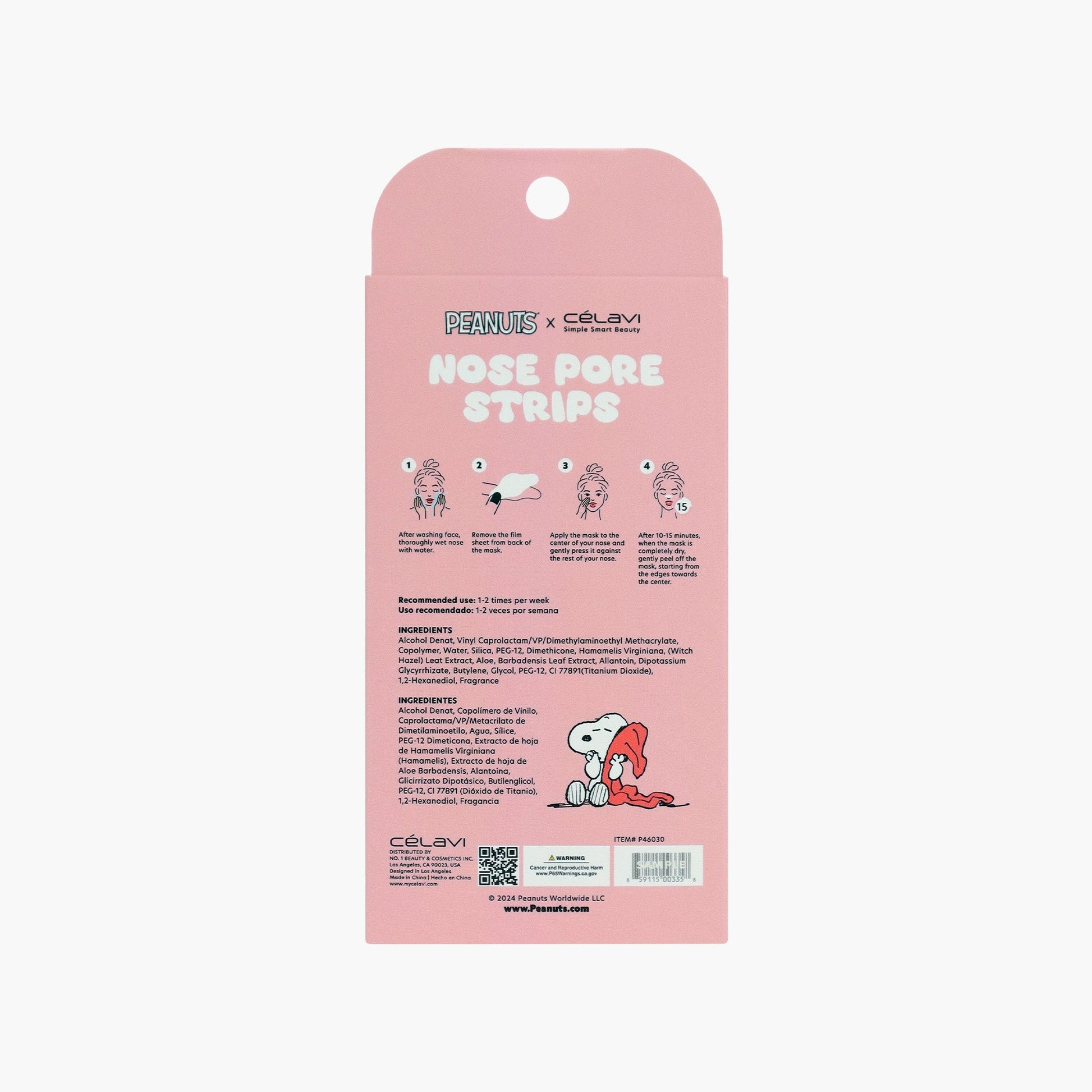 PEANUTS NOSE PORE STRIPS