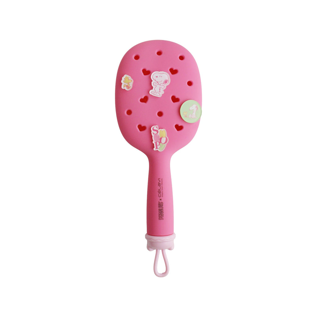 #P46566 - Celavi Peanuts Everyday Charm Hair Brush Pink