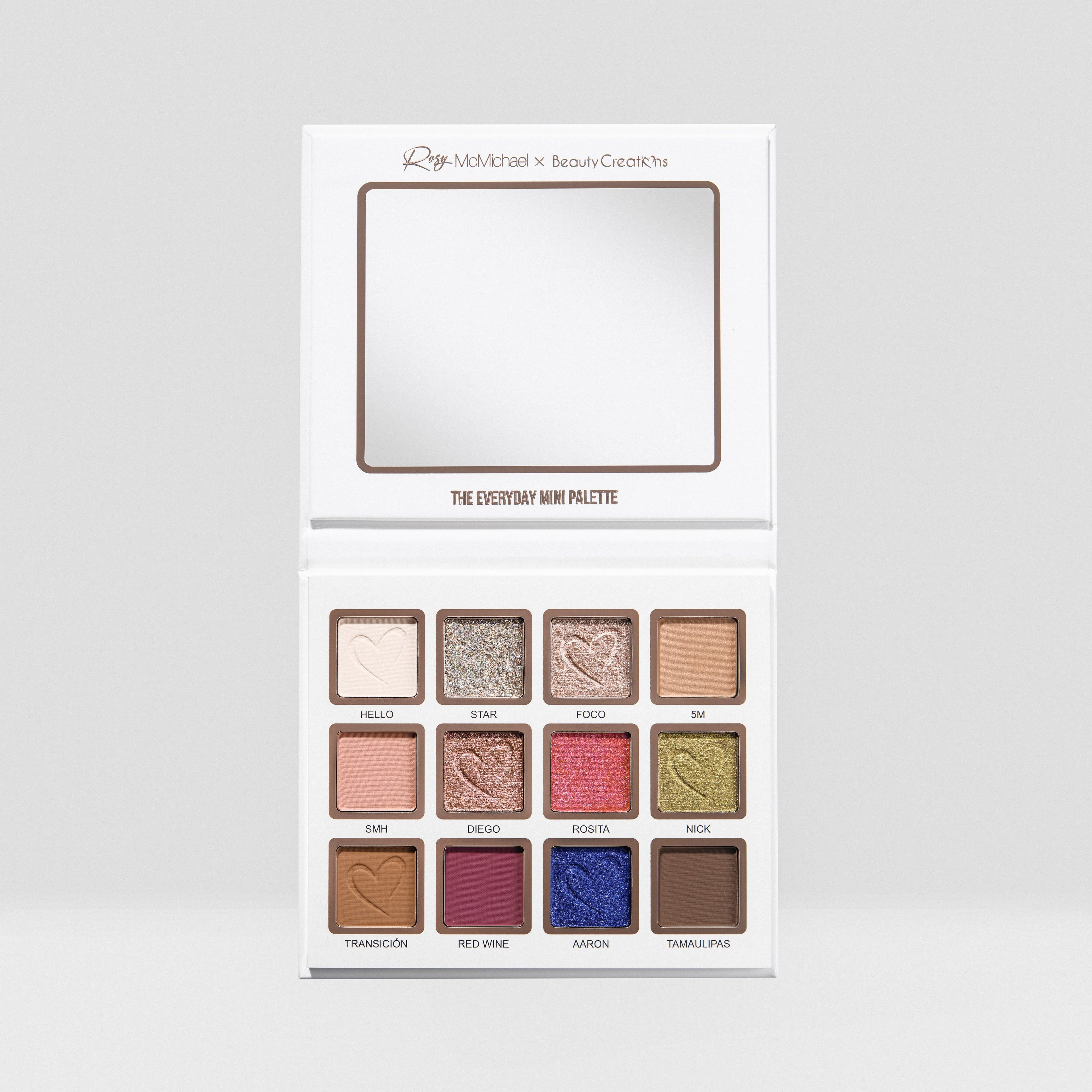 Rosy McMichael x Beauty Creations Rosy's Essentials Vol. 1: "The Everyday Mini Palette" 12-Color Shadow Palette