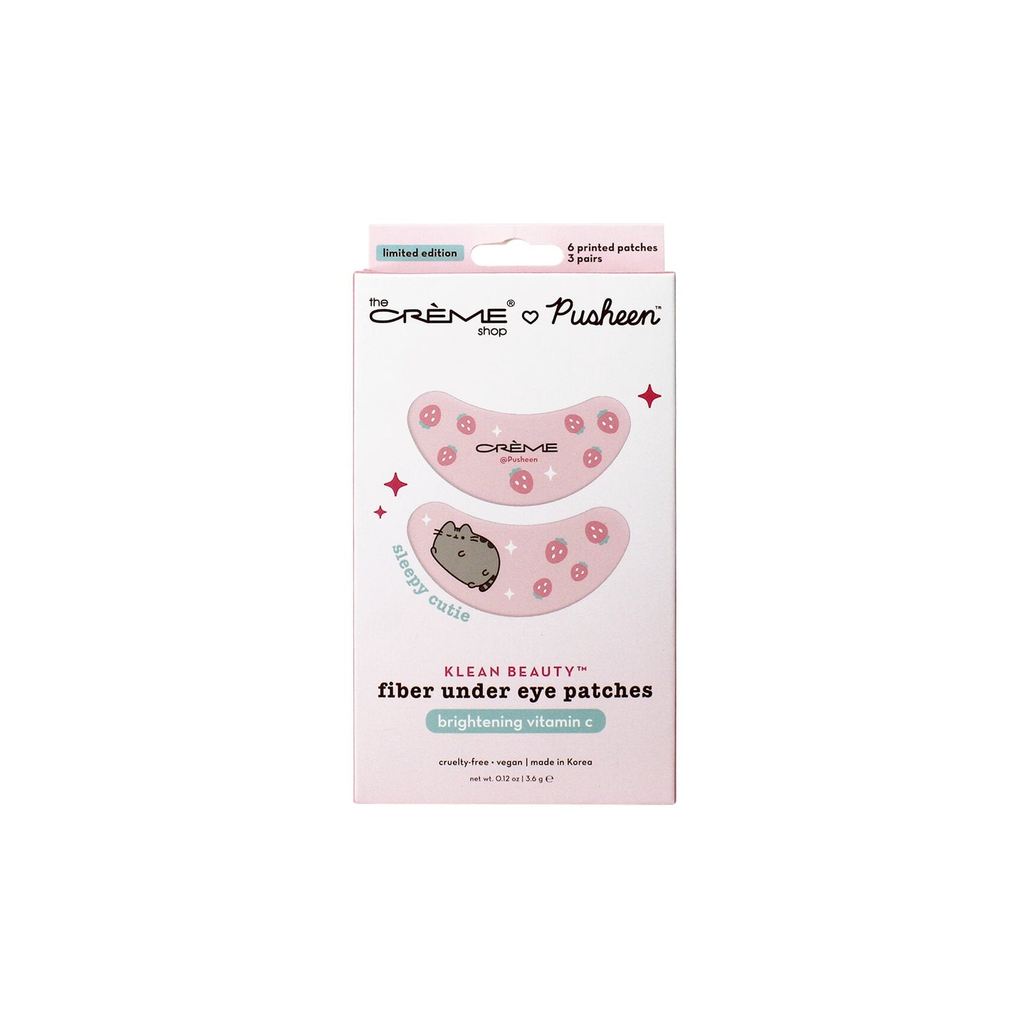 Pusheen Klean Beauty™ Fiber Under Eye Patches (Set of 3)