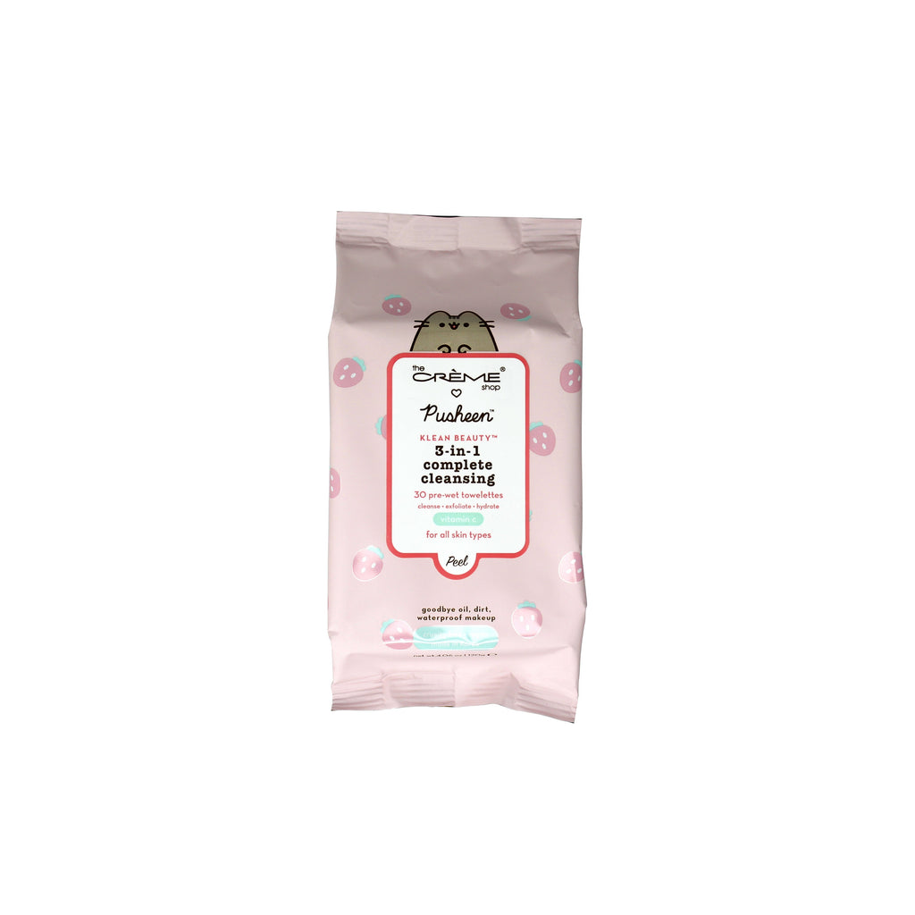 Pusheen x Klean Beauty™ 3-in-1 Complete Cleansing Towelettes