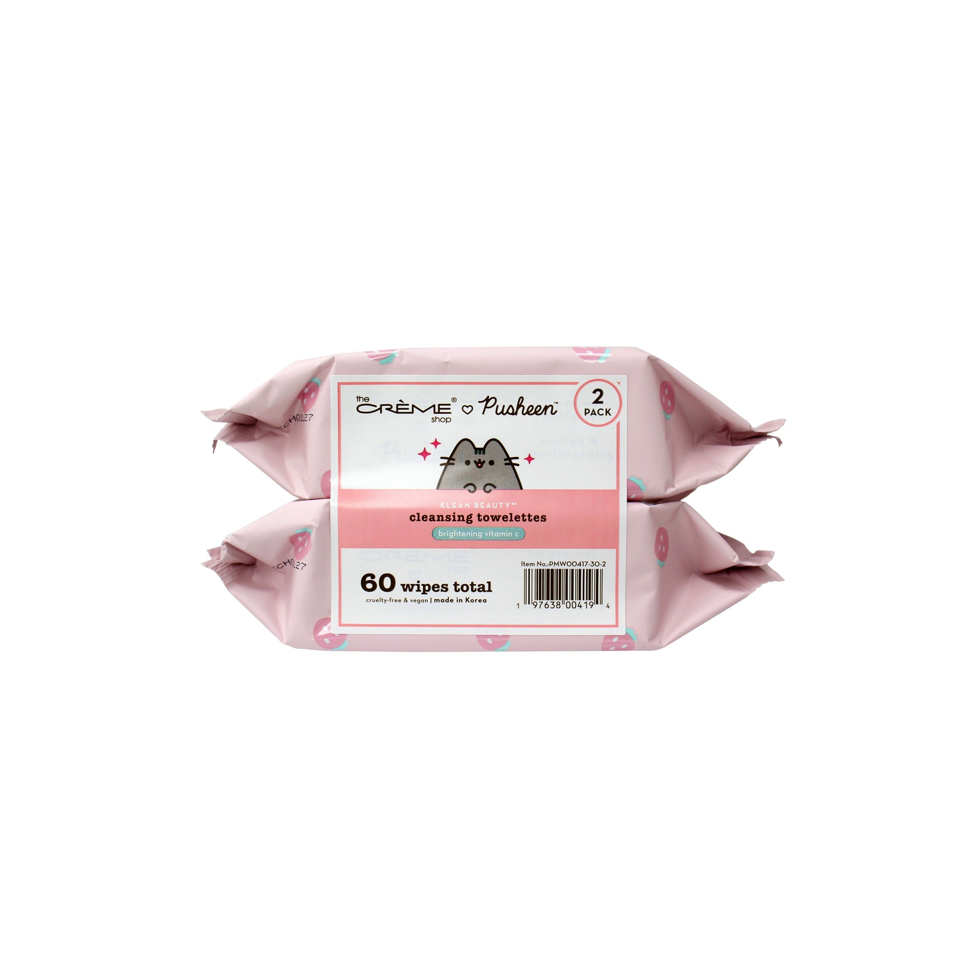 Pusheen x Klean Beauty™ 3-in-1 Complete Cleansing Towelettes