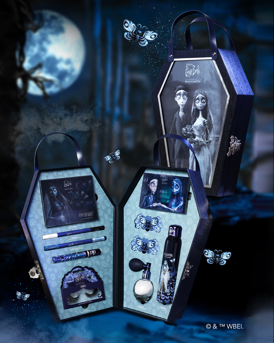 Tim Burton's Corpse Bride x Beauty Creations Color Cosmetics Collection PR