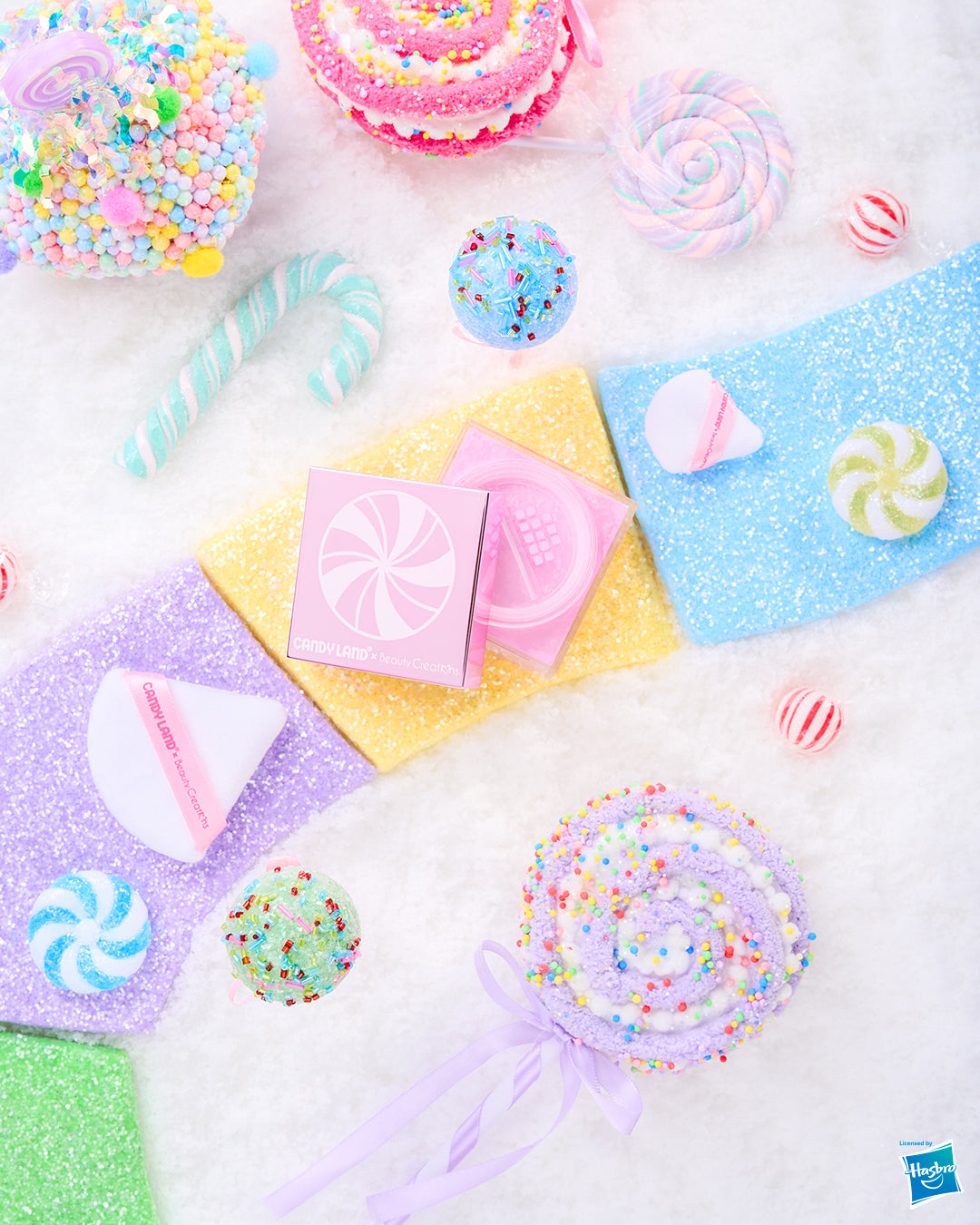 Candy Land x Beauty Creations I Want Candy Loose Powder & Puff Set