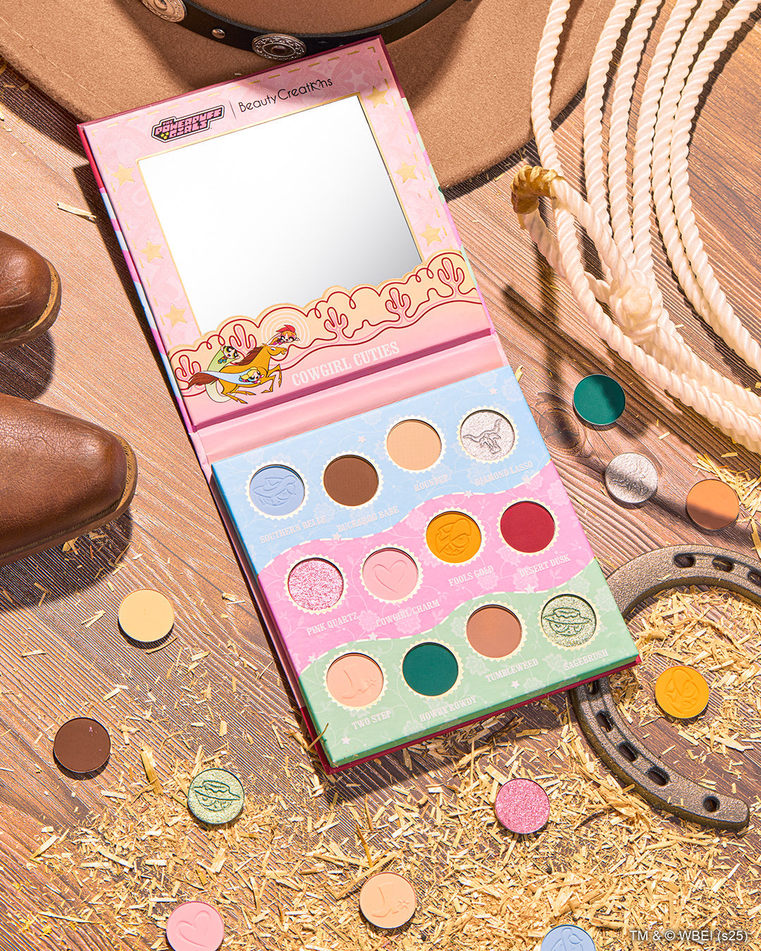 The Powerpuff Girls "Cowgirl Cuties" Shadow Palette