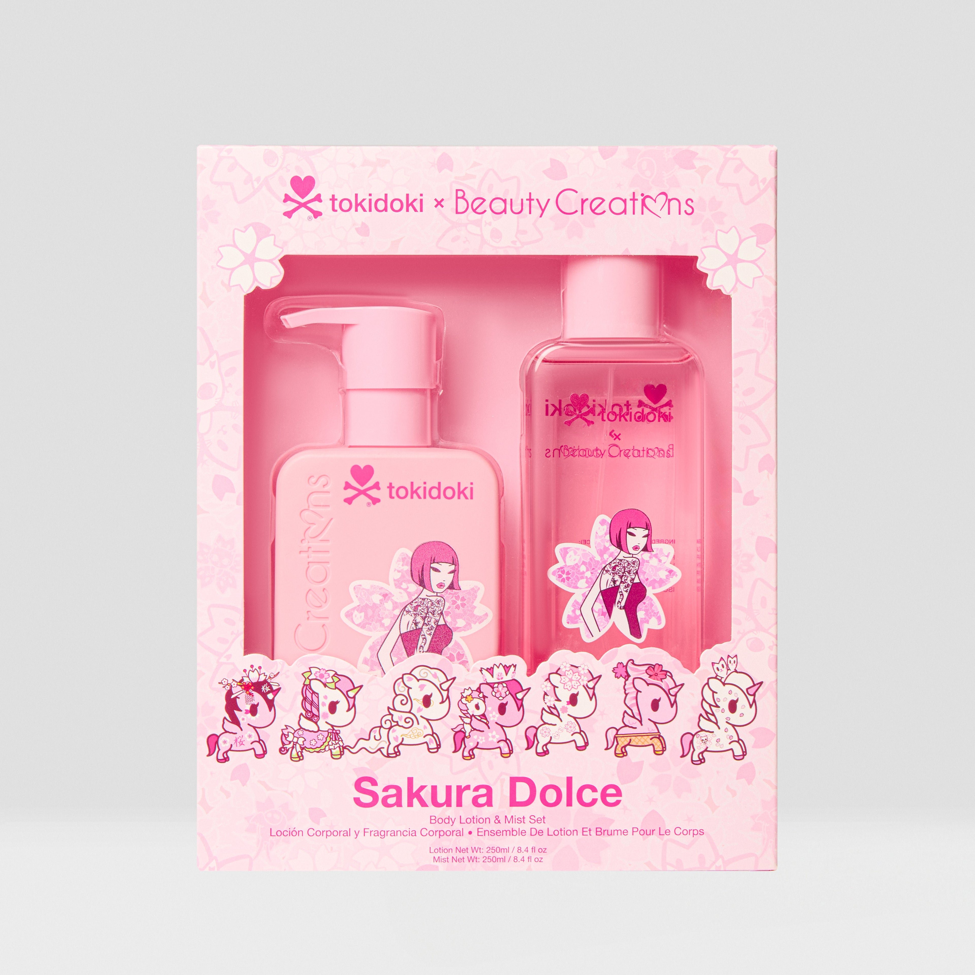 tokidoki Sakura Dolce Body Lotion & Mist Set