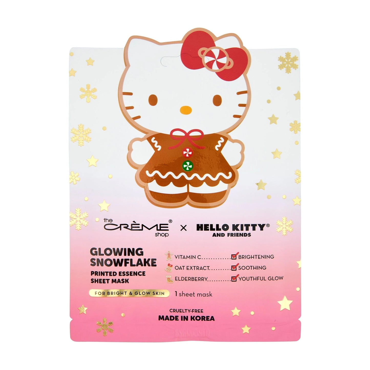 GLOWING SNOWFLAKE ESSENCE SHEET MASK