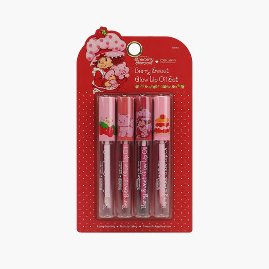 STRAWBERRY SHORTCAKE 4 PC LIP GLOSS SET