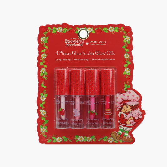 STRAWBERRY SHORTCAKE 4 PC LIP OILSET