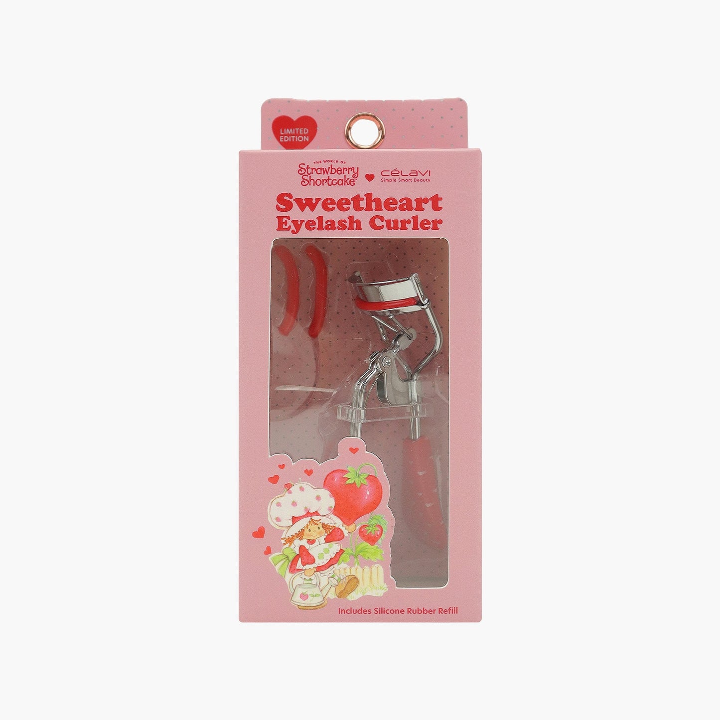 STRAWBERRY SHORTCAKE 1PC RED EYELASH CURLER (V-DAY)