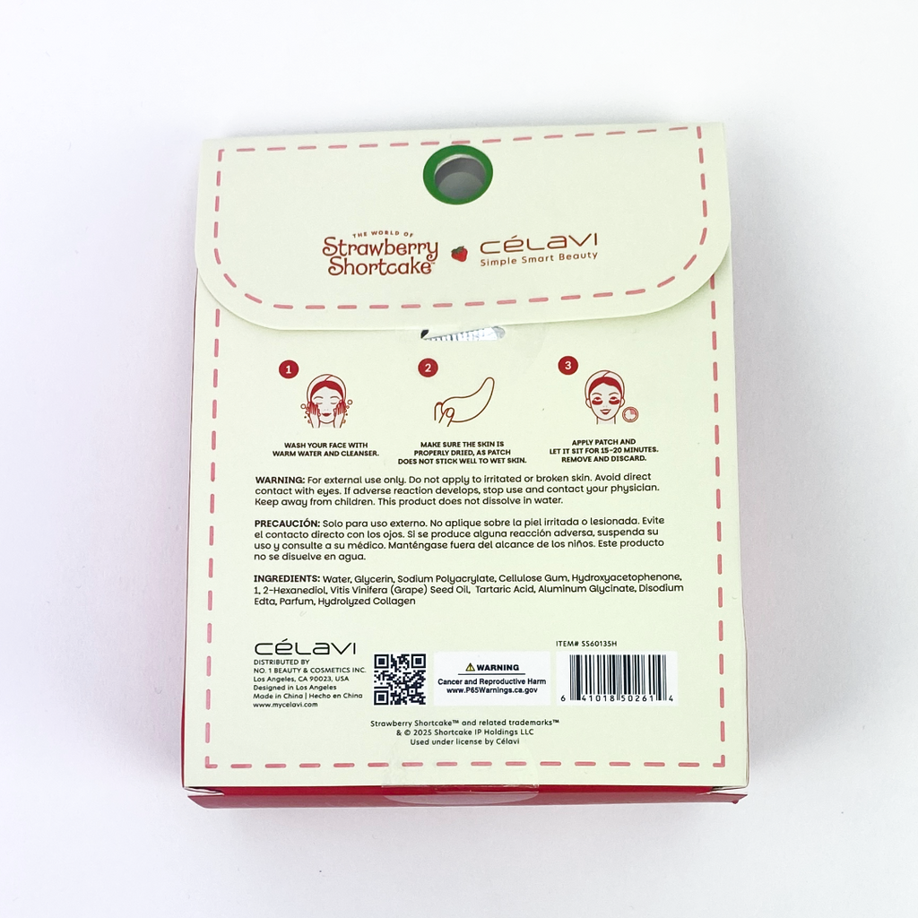 STRAWBERRY SHORTCAKE UNDER EYE PATCHES
