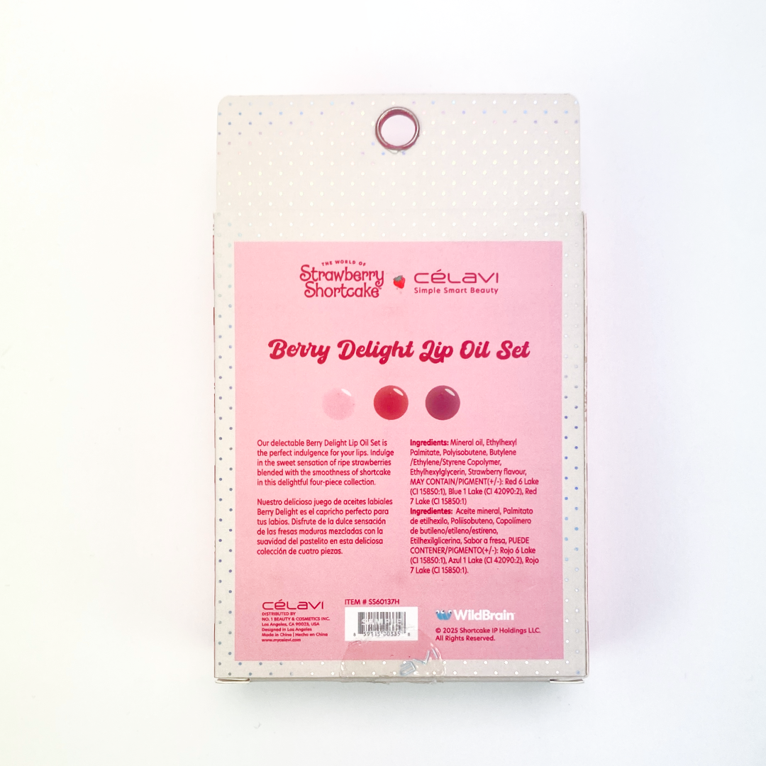 STRAWBERRY SHORTCAKE LIP OIL SET