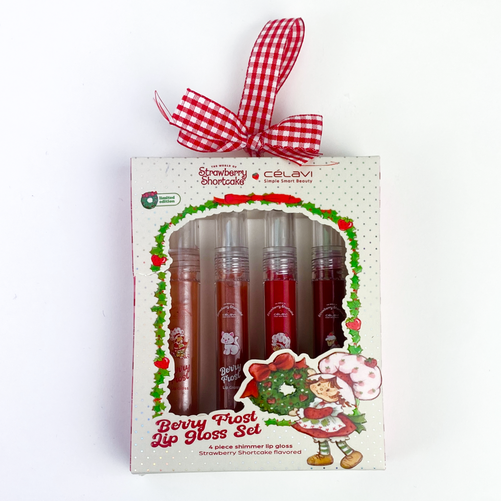 STRAWBERRY SHORTCAKE HOLIDAY BERRY FROST LIP GLOSS SET