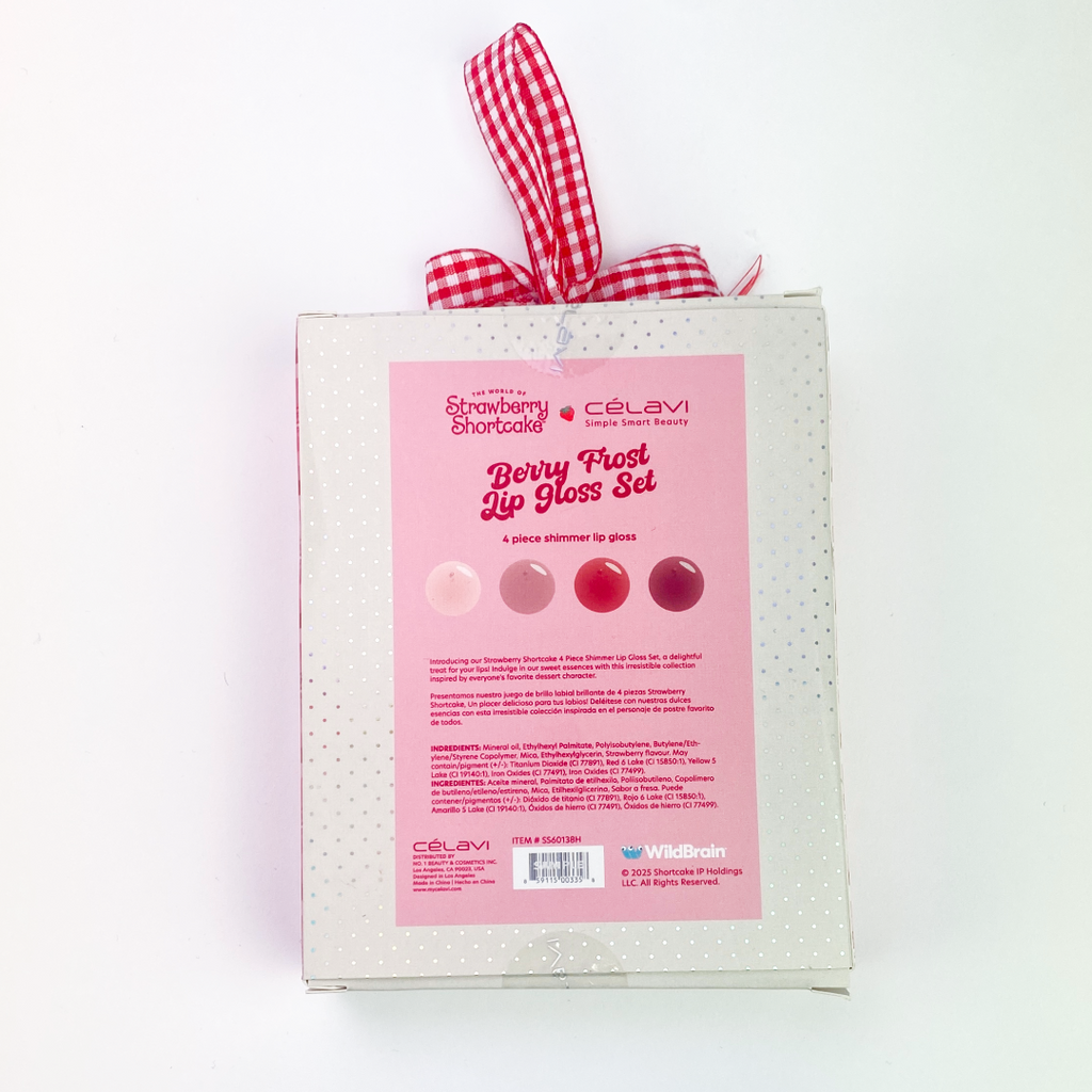 STRAWBERRY SHORTCAKE HOLIDAY BERRY FROST LIP GLOSS SET