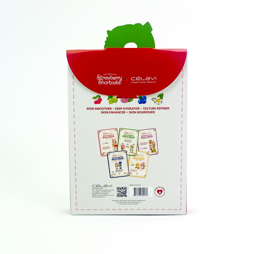 STRAWBERRY SHORTCAKE HOLIDAY SHEET MASK