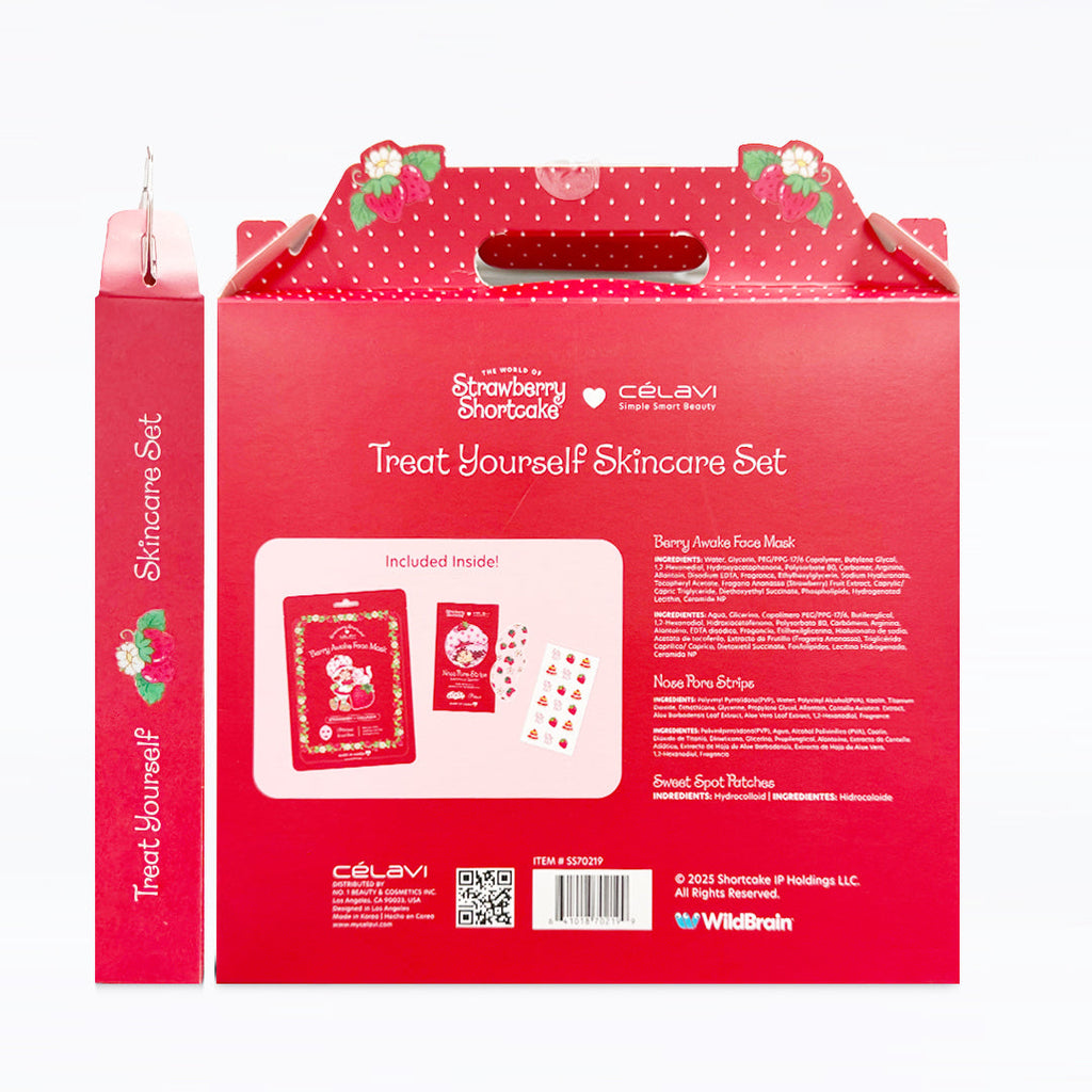 #SS70219 - Strawberry Shortcake x Célavi "Treat Yourself" Skincare Set