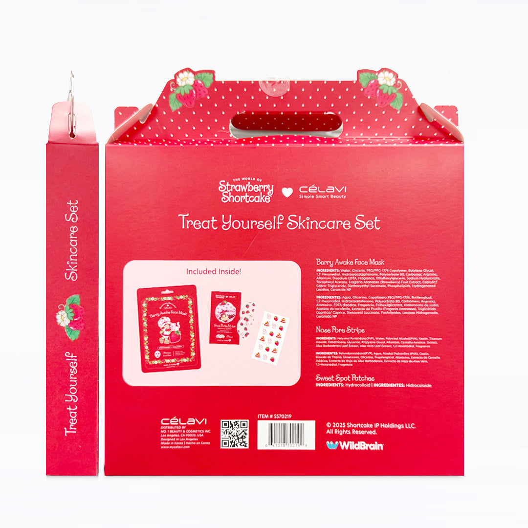 #SS70219 - Strawberry Shortcake x Célavi "Treat Yourself" Skincare Set