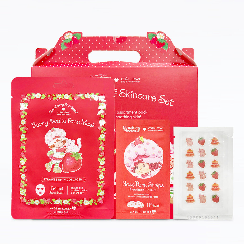 #SS70219 - Strawberry Shortcake x Célavi "Treat Yourself" Skincare Set