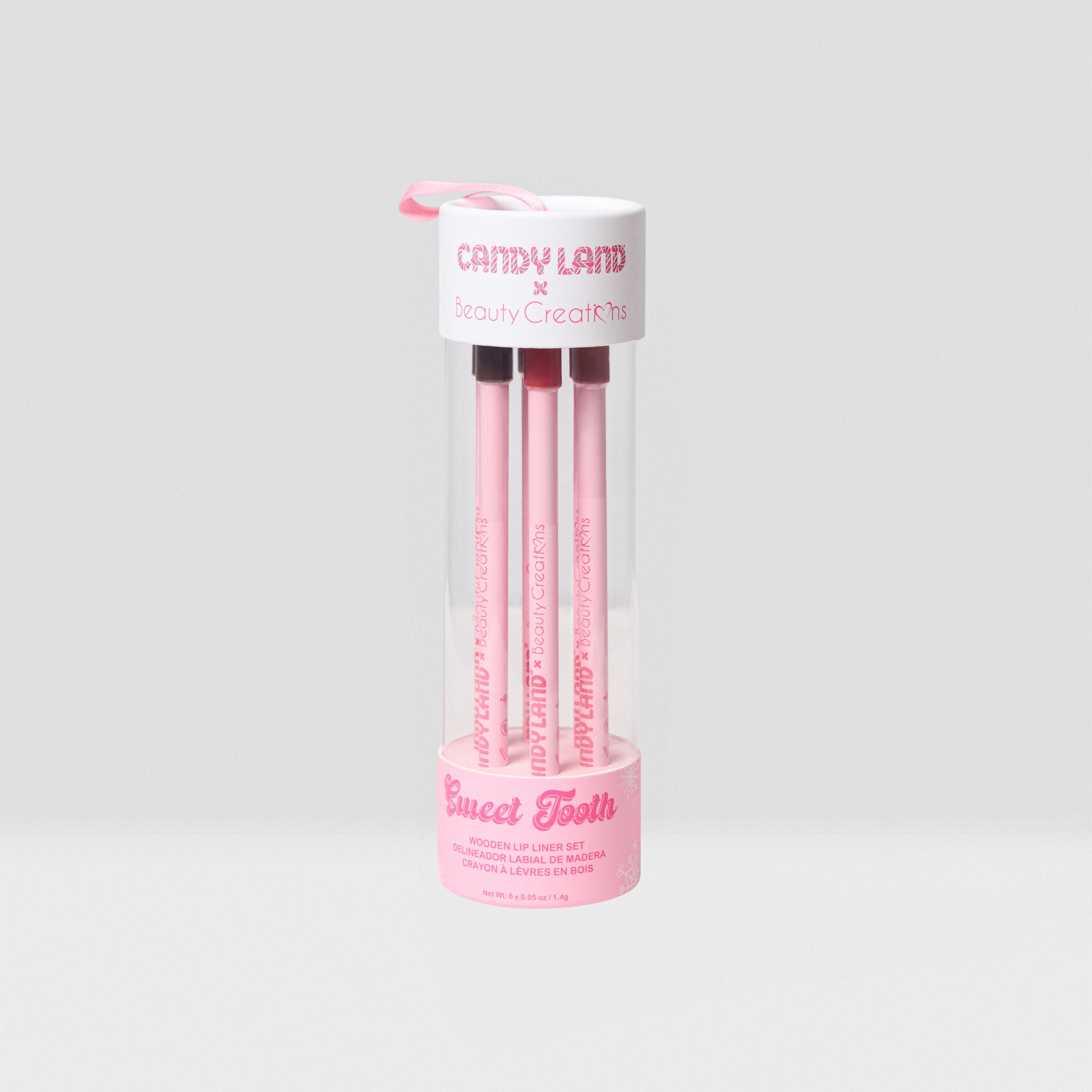 Candy Land x Beauty Creations Sweet Tooth Wooden Lip Liner Set (6PC)