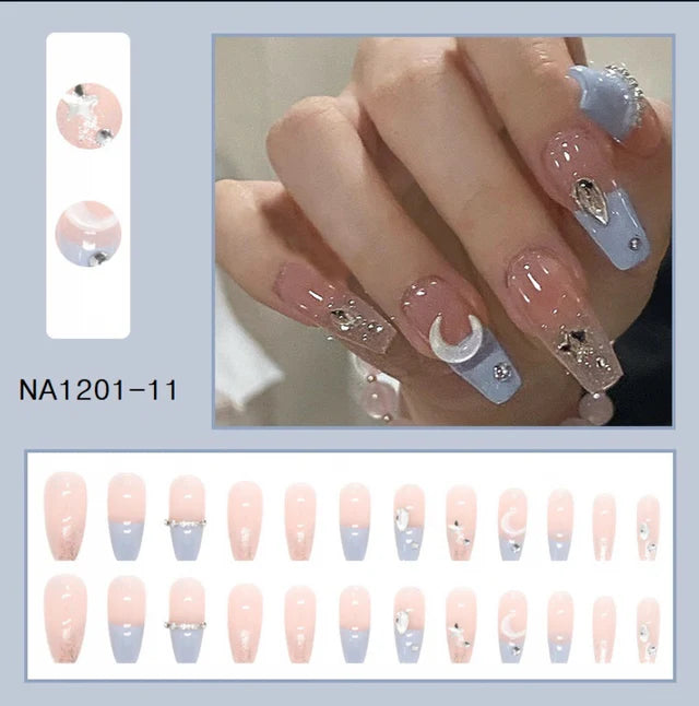NAIL TIPS DIY 24 PCS
