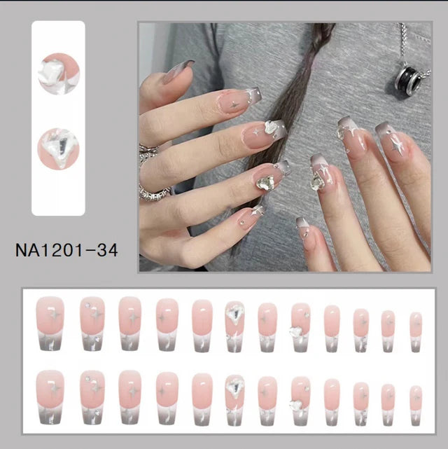NAIL TIPS DIY 24 PCS