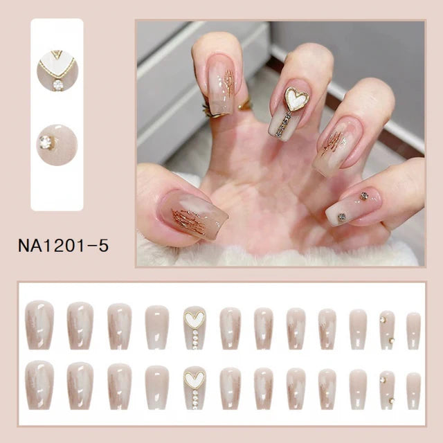 NAIL TIPS DIY 24 PCS