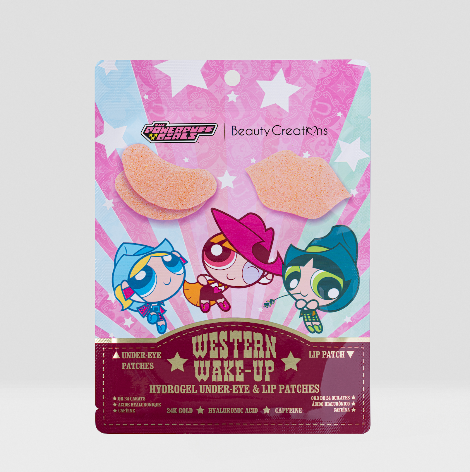 The Powerpuff Girls "Western Wake-Up" Hydrogel Undereye & Lip Patches (3 Pack)