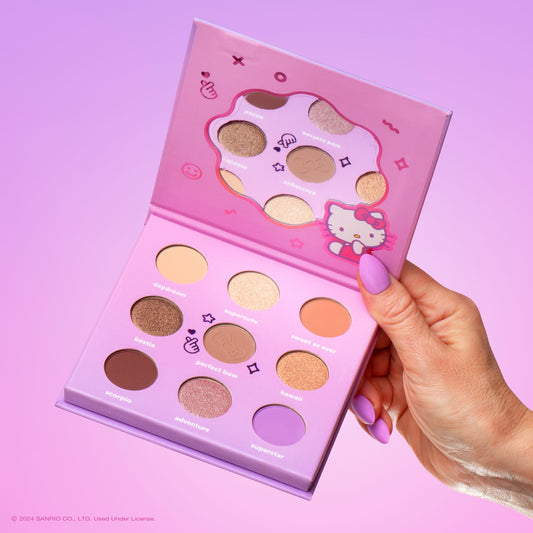 The Crème Shop x Hello Kitty(Purple) Kawaii Cute Eyeshadow Palette