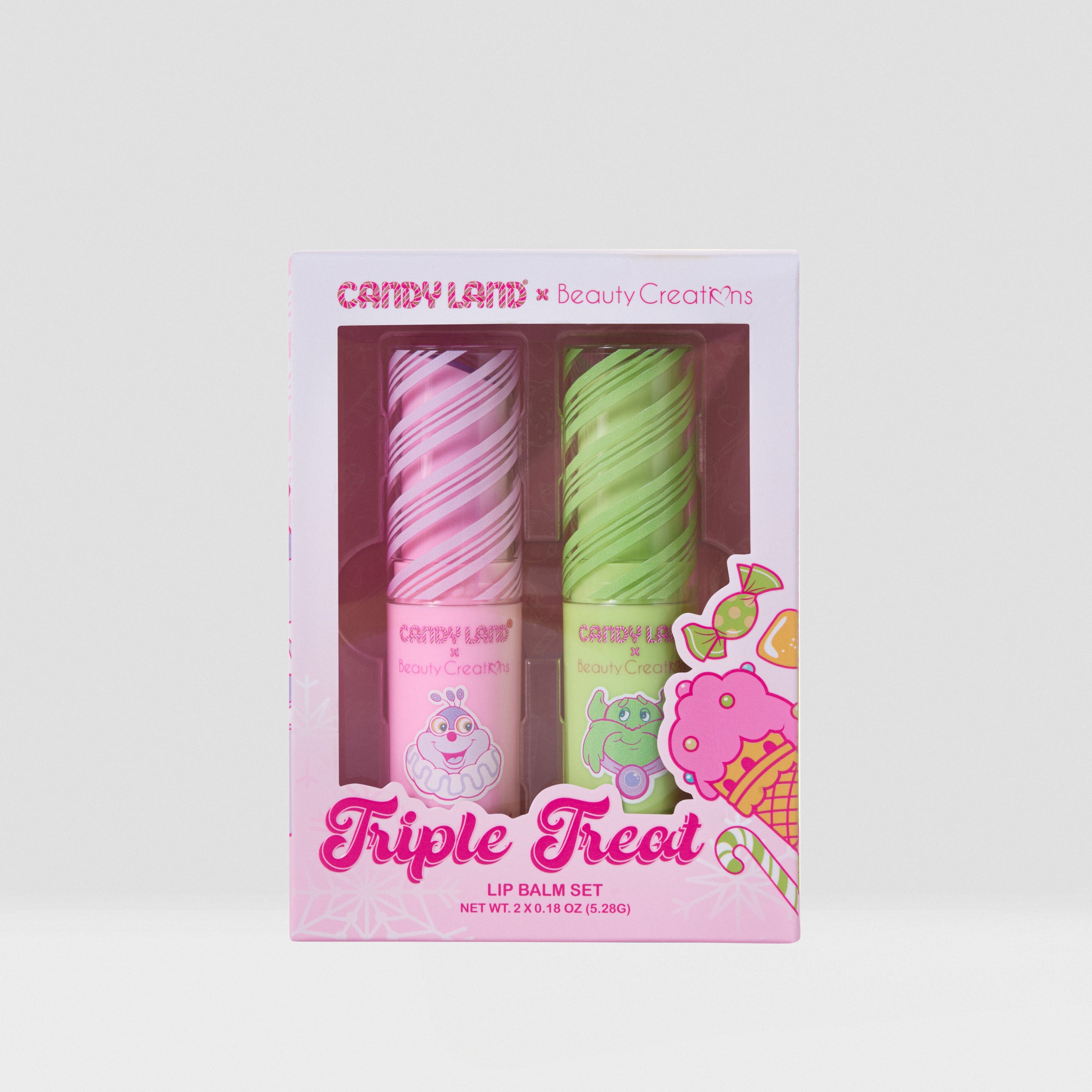 Candy Land x Beauty Creations Triple Treat Lip Balm Set