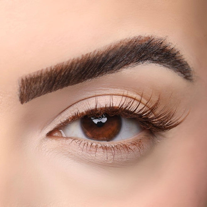 Mocha Mousse Mixed Brown Lashes - Latte