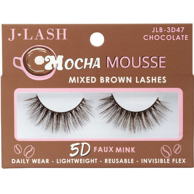 Mocha Mousse Mixed Brown Lashes - Chocolate