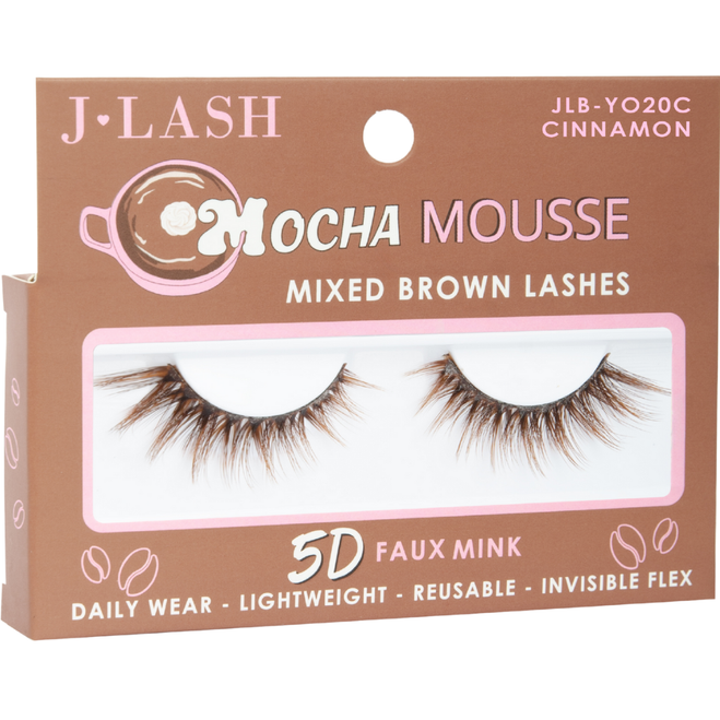 Mocha Mousse Mixed Brown Lashes - Cinnamon