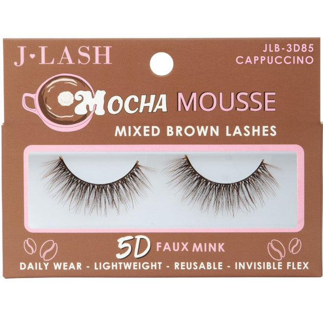 Mocha Mousse Mixed Brown Lashes - Cappuccino