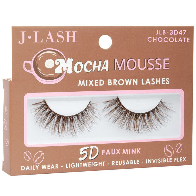Mocha Mousse Mixed Brown Lashes - Chocolate