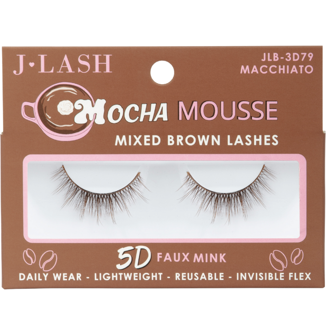 Mocha Mousse Mixed Brown Lashes - Macchiato