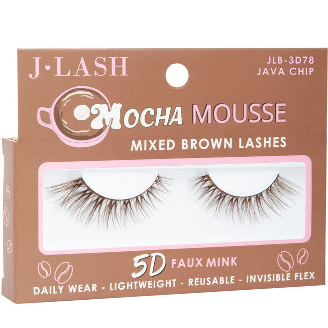 Mocha Mousse Mixed Brown Lashes - Java Chip