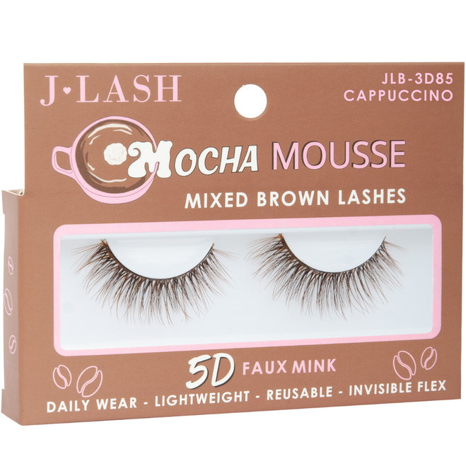 Mocha Mousse Mixed Brown Lashes - Cappuccino