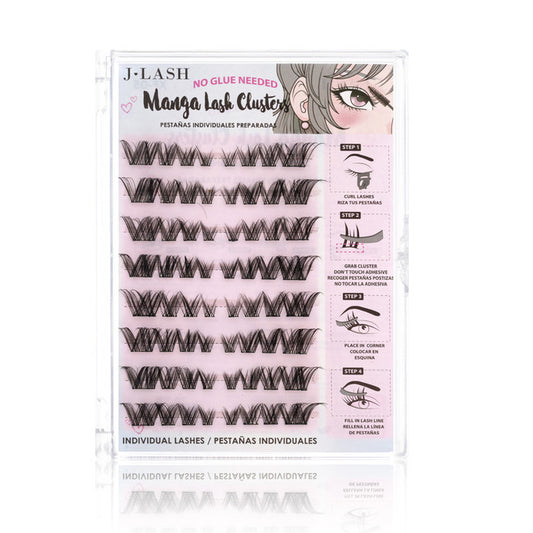 Manga Lash Clusters (no glue needed) - XF05