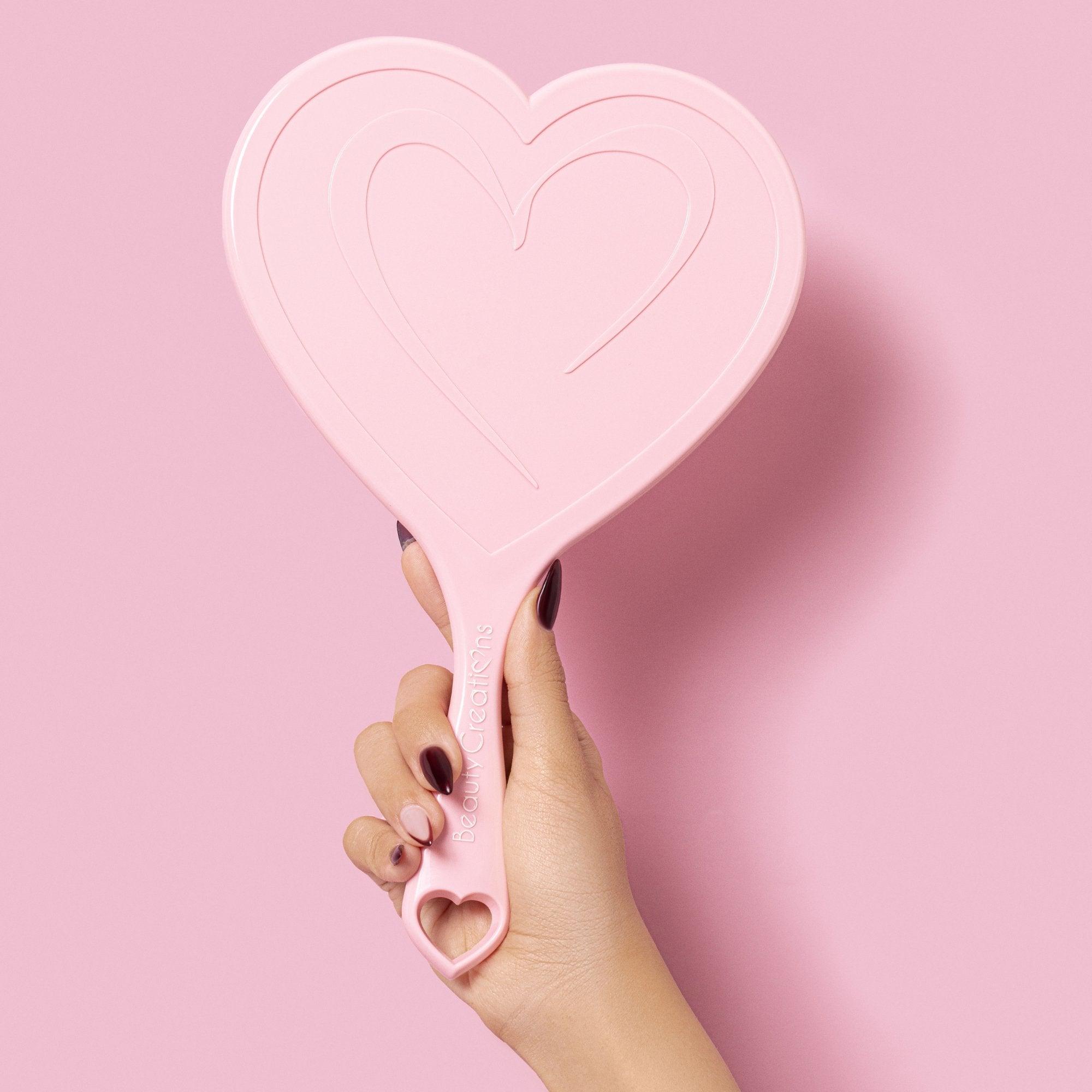 Beauty Creations Handheld Mirror - Heart Shape