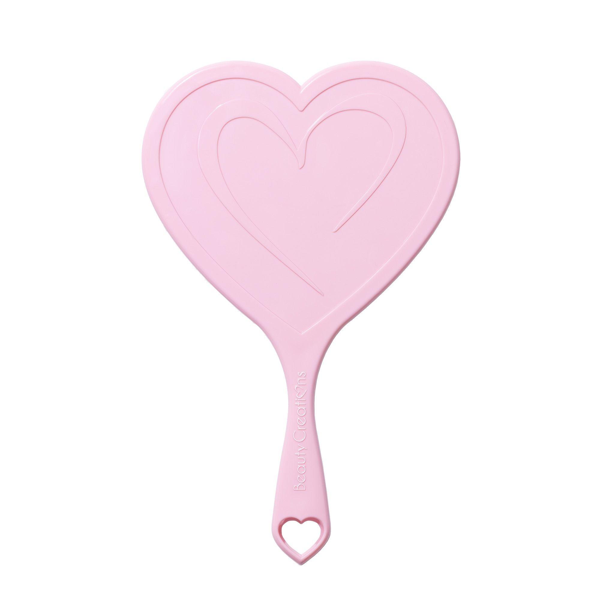 Beauty Creations Handheld Mirror - Heart Shape