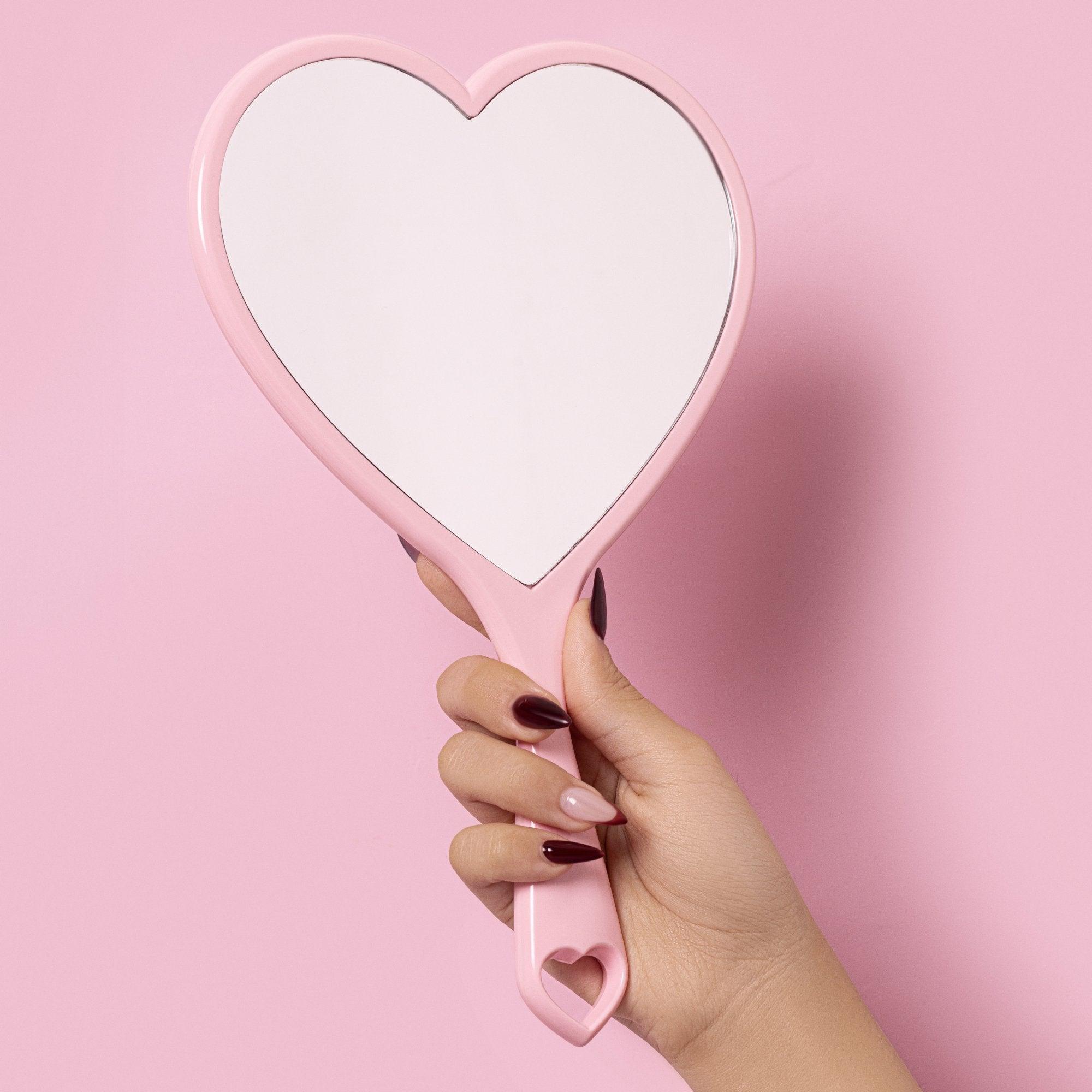 Beauty Creations Handheld Mirror - Heart Shape