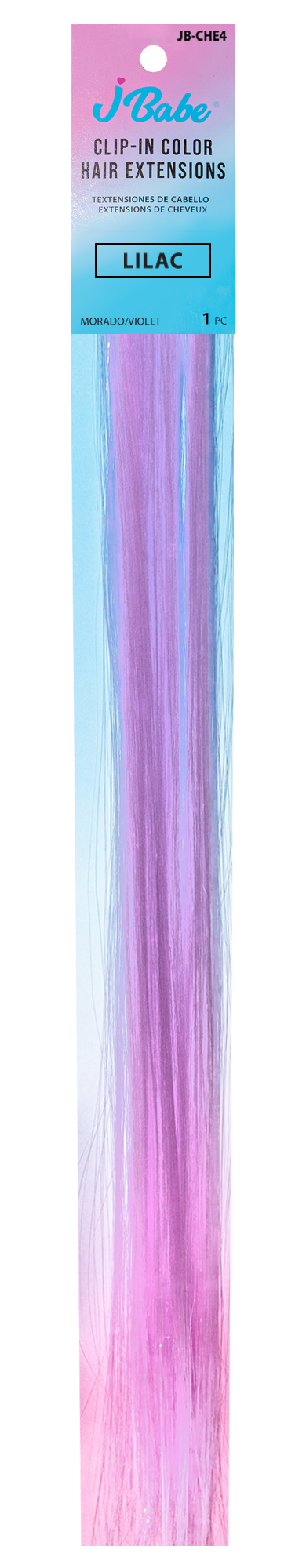 Lilac Clip-In Color Hair Extension