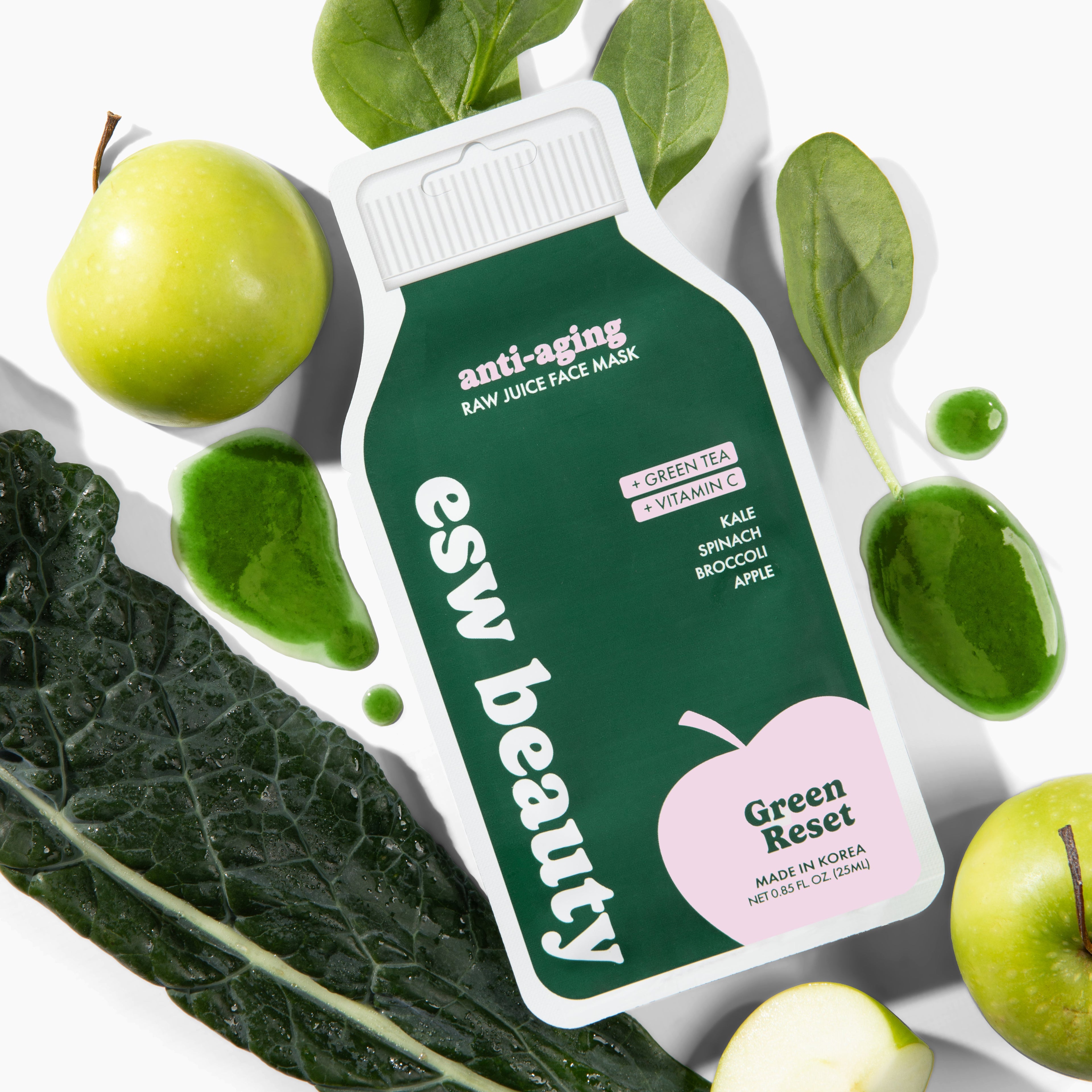 Green Reset Anti Aging Raw Juice Mask