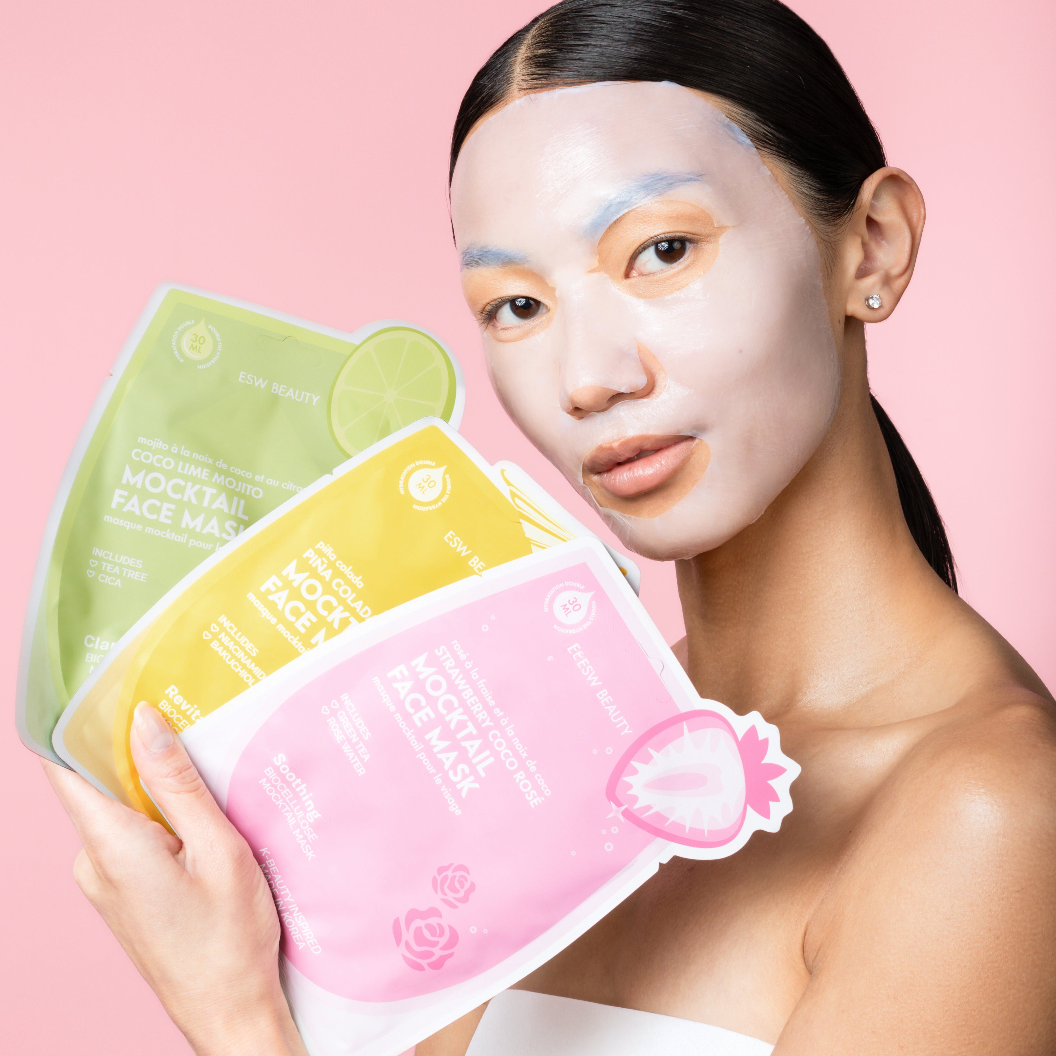 Mocktail Biocellulose Face Mask Set