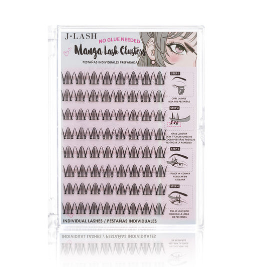 Manga Lash Clusters (No Glue Needed) - XL-05